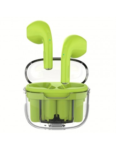 New Power Display In-ear Headset Transparent Space Capsule Noise Reduction TWS In-ear Wireless Earphone
