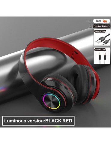 Classic Head-mounted Colorful Flash All-inclusive Ear B39 Wireless Headphones