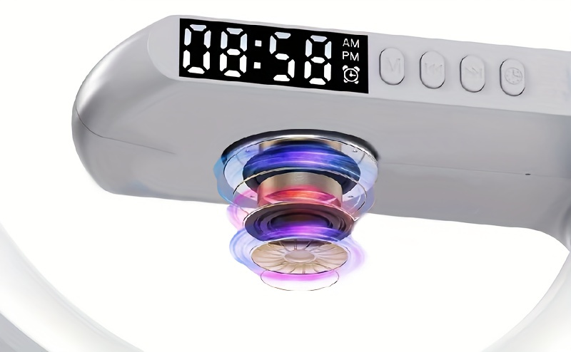mini multifunctional wireless charger support speaker tf rgb night light for iphone14 13 12 fast charging station for samsung and xiaomi details 4